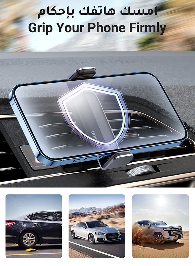 Ugreen Car Phone Holder, Air Vent Phone Mount, 360 Degree Rotatable Phone Holder Car, Flexible Car Mobile Holder, Air Vent Car Mount Compatible With iPhone 16/15 Series, Galaxy Z Flip 5/4 S24 S23, Xiaomi - Image 4